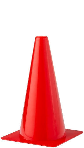 Con Plastic Antrenament 30cm - Rosu  paveikslėlis
