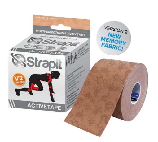 Strapit ACTIVETAPE 5 cm x 5 m – Smėlio/Smėlio paveikslėlis
