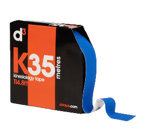 Kineziterapinės juostos D3Tape K35 – 5 cm x 35 m kategorijos paveikslėlis 