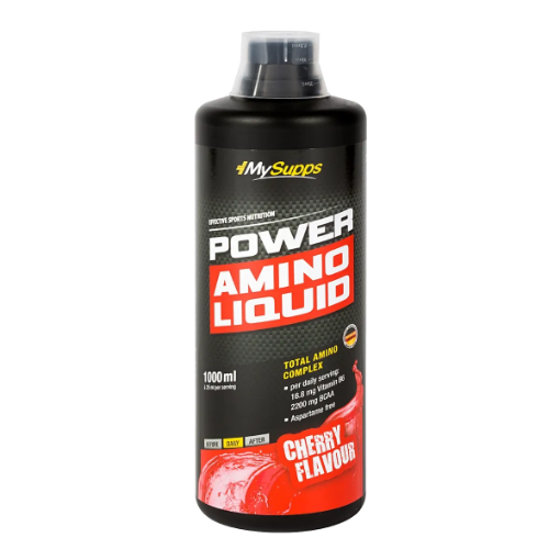 My Supps Power Amino Skystis - 1L Vyšnių - Body Attack paveikslėlis