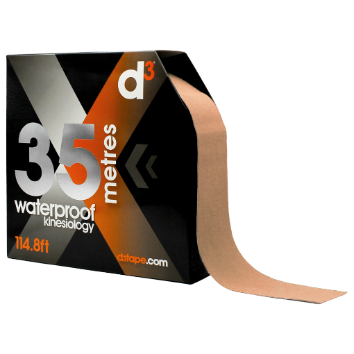 X35 Kineziologinis teipas Smėlio spalvos 5cm x 35m - d3Tape paveikslėlis