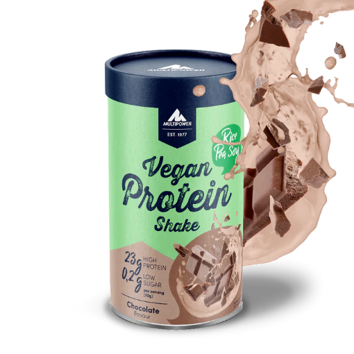 Vegan Protein Shake 420g - Chocolate MultiPower paveikslėlis