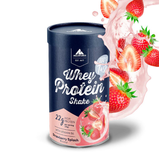 Kazeinas Protein Shake 420g - Braškės Multipower paveikslėlis