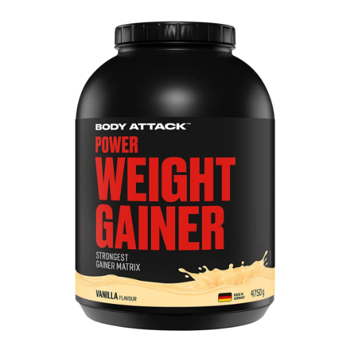 Power Weight Gainer 4750g - Vanilė Body Attack paveikslėlis