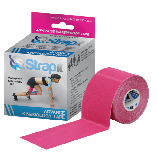 Kineziologinis pleistras Advance 5cm x 5m Rožinis – Strapit paveikslėlis