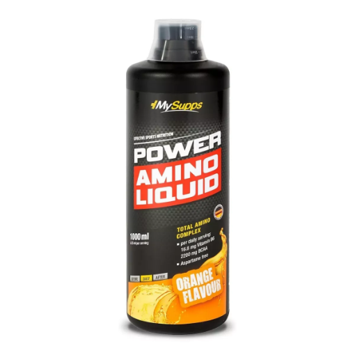 My Supps Power Amino Liquid – 1L Apelsinas – Body Attack paveikslėlis
