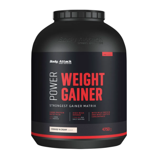 Power Weight Gainer 4750g - Cookies n Cream Body Attack paveikslėlis