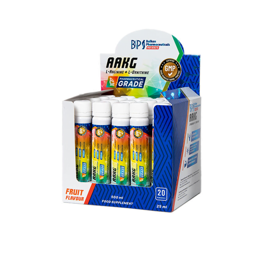 AAKG (L-arginine + L-Ornithine) Shot 20×25ml paveikslėlis