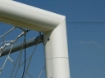 Poarta Fotbal Aluminiu 7.32x2.44 m, cu cadru fix de sol paveikslėlis