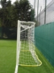 Poarta futsal otel 3x2 m, montata in manșoane, cu suporturi sudate si lant pentru plasa paveikslėlis