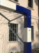 Poarta handbal fixa 3x2m, aluminiu 80x80mm, cu socluri paveikslėlis