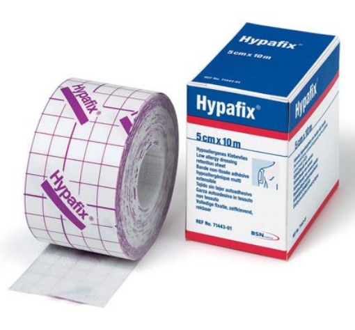 HYPAFIX BSN 5 cm x 10 m - lipni kompresinė tvarsčio juosta paveikslėlis