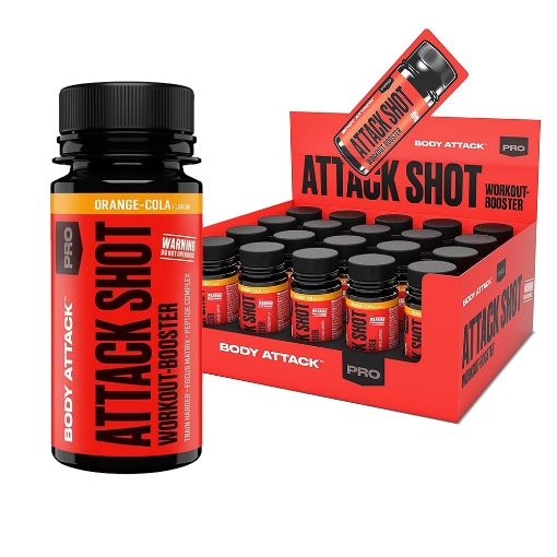 ATTACK SHOTS 20 x 60 ml - Apelsinas/Kola paveikslėlis