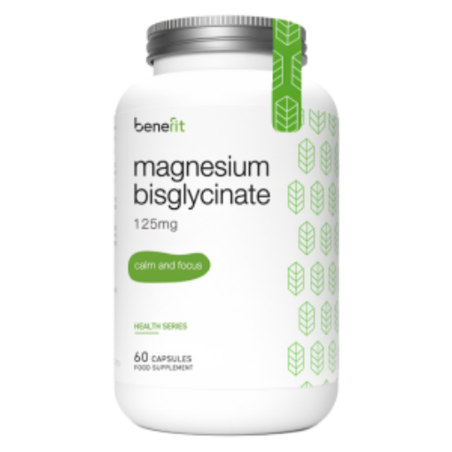 Magneziu Bisglicinat 60 Caps - Benefit paveikslėlis