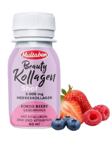 Beauty Colagen Shot 60ml Cocos si Fructe de padure- Multaben  paveikslėlis