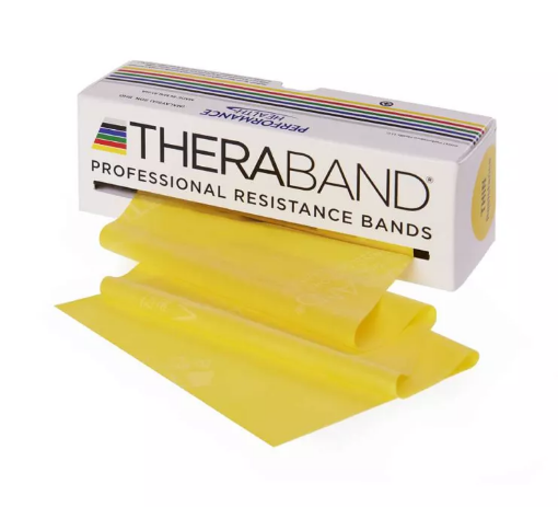 THERA-BAND® elastingoji juosta Thin 1.3kg - Geltona paveikslėlis