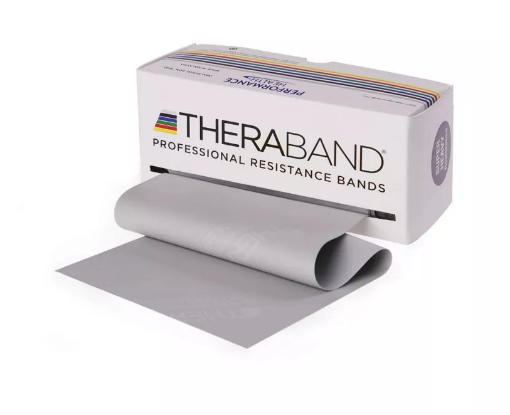 THERA-BAND® elastingoji juosta Super Heavy 4.6kg - Sidabrinė paveikslėlis