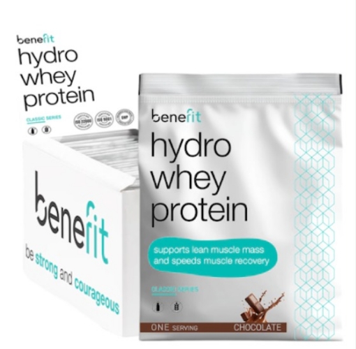 HYDRO WHEY PROTEIN 34G  VANILIE - BENEFIT paveikslėlis