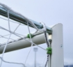 Mobilūs aliumininiai futbolo vartai 4 × 2 m — Ø80 mm su tinklu — VI 6028 paveikslėlis