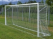 Mobilūs aliumininiai futbolo vartai 6 × 2 m — Ø80 mm su tinklu — VI 6033 paveikslėlis