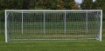 Mobilūs aliumininiai futbolo vartai 6 × 2 m — Ø80 mm su tinklu — VI 6033 paveikslėlis
