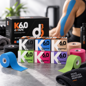 d3Tape K6.0 – kineziologinis teipas 5 cm x 6 m kategorijos paveikslėlis 