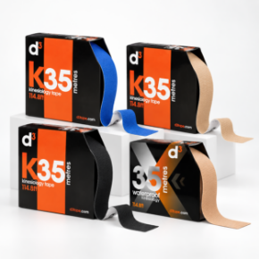 d3Tape K35 / X35 – kineziologinis teipas 5 cm x 35 m kategorijos paveikslėlis 